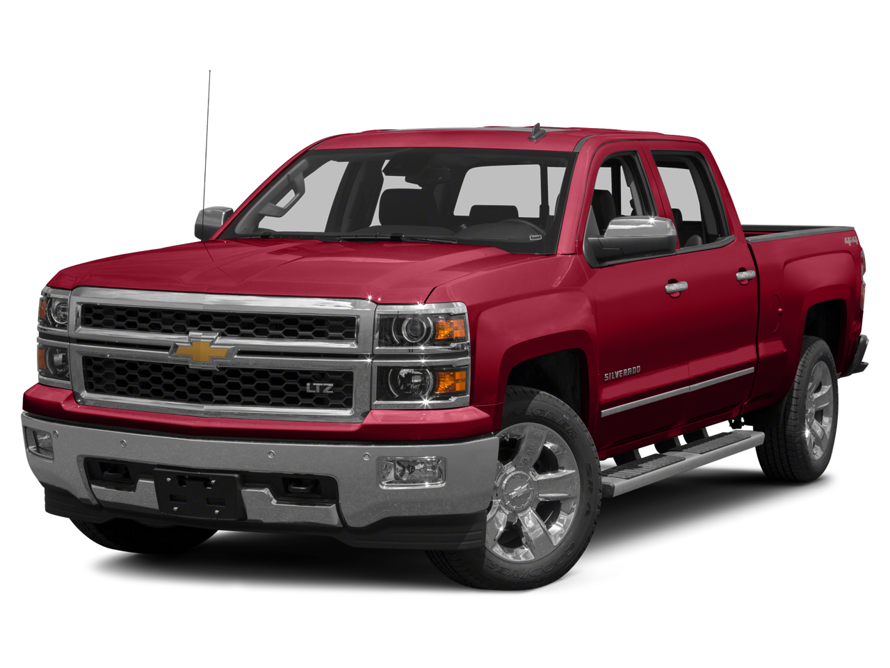2015 Chevrolet Silverado 1500 High Country in Black — front three-quarter view