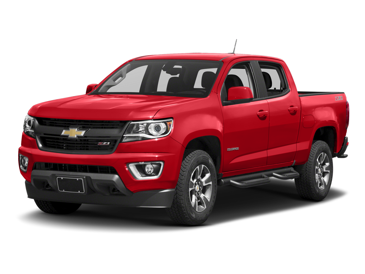2017 Chevrolet Colorado 4WD Z71 in Summit White — front three-quarter view