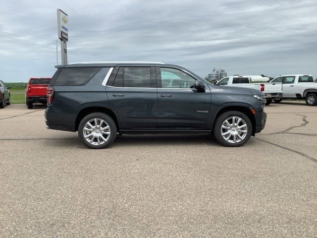 2021 Chevrolet Tahoe High Country in Shadow Gray Metallic — front three-quarter view