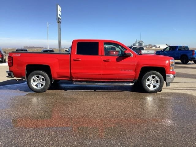 2015 Chevrolet Silverado 1500 LT in Victory Red — front three-quarter view