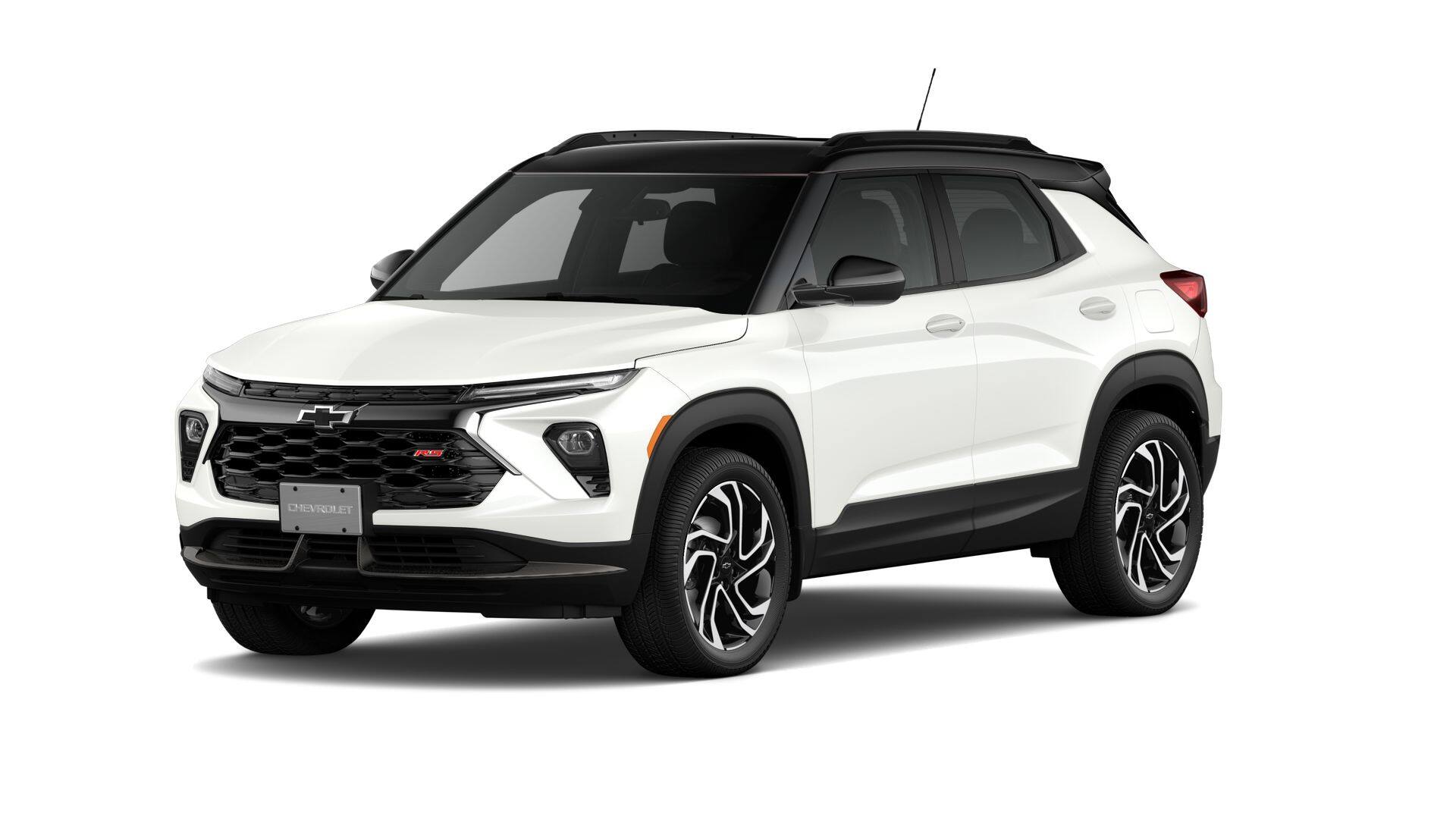 2026 Chevrolet Trailblazer RS in Iridescent Pearl Tricoat — front three-quarter view